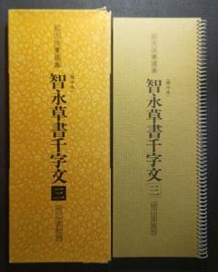 拡大法書選集 智永草書千字文〈三〉 二玄社 拡大手本 臨書 草書 手本 匿名配送