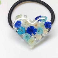 ヘアゴム レジン かすみ草 no112