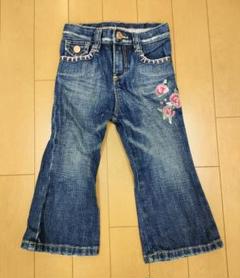 ☆GAP 花刺繍 ジーンズ 90 ☆