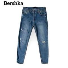 ベルシュカ リペア加工 ウォッシュ加工 ダメージデニムパンツ【L】ジーンズ