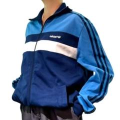 アディダス 万国旗 80s ジャージ トラックジャケット 古着 vintage