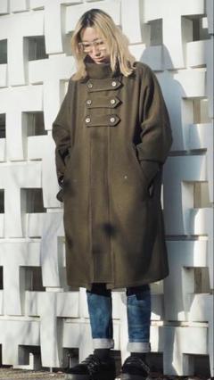 定価8.8万 SHAREEF WOOL KERSEY OVER COAT