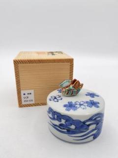 茶道具　京焼　平安　高野昭阿弥造　赤絵金彩　干支丑香合　共箱　V　8003 Amazon.co.jp: 平安 高野昭阿弥（造）金彩色絵五節句図水指 共蓋