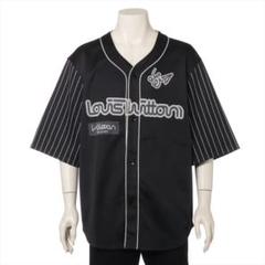 ルイヴィトン ロゴ ナンバリング ベースボール 半袖 シャツ メンズ XXL