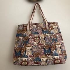 【未使用タグ付き】　Henney Bear LONDON　クマ柄　トートバッグ unistar_16031900