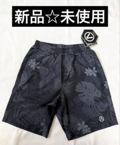 新品【ARBN】水陸両用スイムパンツ ボタニカルBLK 140
