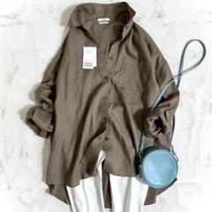 【新品】AP STUDIO＊SCENTOF リネンシャツ 定価2.3万 ベージュ 新品】AP STUDIO＊SCENTOF リネンシャツ 定価2.3万 ベージュ