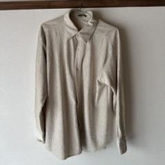 Elino Loset リブ編み長袖シャツ M アイボリー