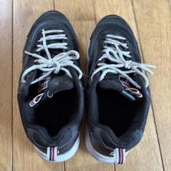 FILA 厚底スニーカー　黒　25.5(24.5くらい)