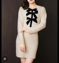 Simone Knit Mini Dress（ワンピース）｜Her lip to（ハーリップ