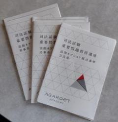 アガルートアカデミー　2021　司法試験　重要習得講座