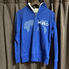 UVERworld青パーカー★値下げ UVERworld 青パーカー フーディ - メルカリ