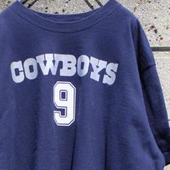 Reebok × ダラスカウボーイズ ROMO 9 XL 古着 Tシャツ