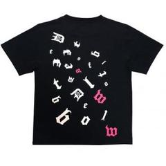 DEFTBLOW ポケットTシャツ UネックDEFTブロックロゴ&フクロウ 黒S