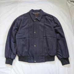 【vintage】90sコーデュロイ調ドリズラージャケット・ブルゾン　グレー系