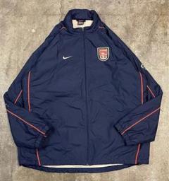2011年NIKEアーセナルエミレーツ古着ナイロンジャケット刺繍ドローコードD4 sixpacjoe_240810-51
