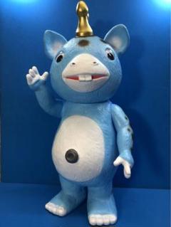 イヌクマ★快獣ブースカ★ジャイアントサイズ【水色】イヌクマパパさん色紙付き