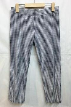 TACHIBANA｜タチバナ 千鳥格子 ストレッチ クロップドパンツ ＄