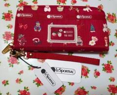 LeSportsac ピンクハウス コラボ 長財布 ピンクハウス レスポートサック 長財布 コラボ ブラック 黒