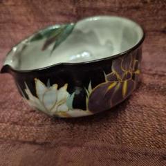 京焼　陶葊　陶あん　盛り鉢　美品 京焼・清水焼 土渕陶あん(陶あん窯) 白掛五草花楕円皿揃 – SEIKADO
