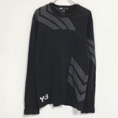 Y-3 ワイスリー ヨウジヤマモト ロンT 長袖カットソー ブラック