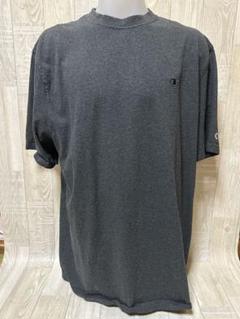 【Champion】XLT Tシャツ チャコールグレー 刺繍ロゴ ゆるだぼ
