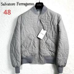 未使用　Salvatore Ferragamo ガンチーニ柄　ボンバージャケット