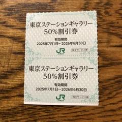 東京ステーションギャラリー 50%割引券 2枚セット JR東日本のサムネイル