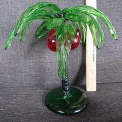 ガラス細工 ヤシの木 琉球ガラス 難あり