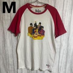 【レア】The Beatles ビートルズ ラグラン Tシャツ 赤/白