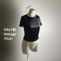 イタリア製 90s ヨーロッパ FILA フィラ Tシャツ ミニT チビT 希少