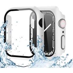 Odette対応　AppleWatch 45mmケース ホワイト　防水　一体型
