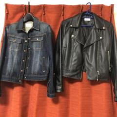 エゴイスト ライダースジャケット 革ジャン デニムジャケット レディース