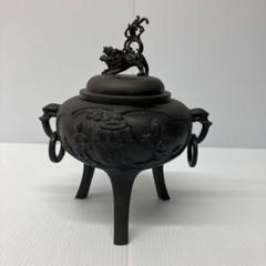 双耳如意尊三足香炉 装飾品 花瓶 収集品 美品 景徳鎮 陶磁器