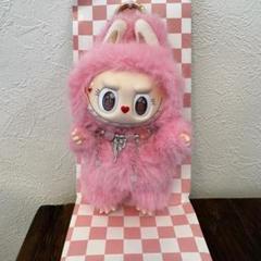 R*y様 Zimomo ジモモ ピンク　LABUB ふわふわぬいぐるみ　ホワイト ZimomoジモモピンクLABUB ふわふわぬいぐるみビッグ ピンクANGEL