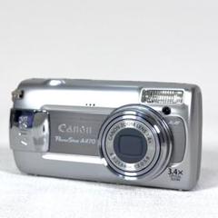 単三電池使用 動作確認済 Canon PowerShot A470 平成レトロ