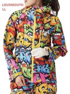 【新品】LOUDMOUTH レインジャケット アウトドアレインパーカー LL