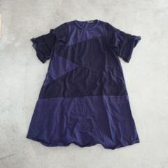 FRAPBOIS　フラボア　デザイン カットソーワンピース　Tシャツきりかえ