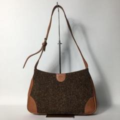 2505-190｜美品｜イルビゾンテ ショルダーバッグ キャンバス ブラウン