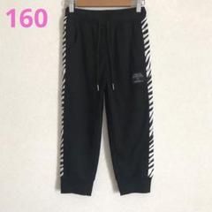 ゼブラ柄　黒ハーフパンツ　160センチ