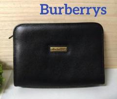 Burberry バーバリー クラッチバッグ セカンドバッグ ロゴプレート