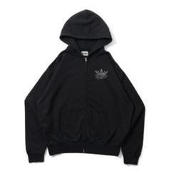 【9090】KingLogo SlubDenim ZipHoodie上だけ King Logo Slub Denim Zip Hoodie – YZ