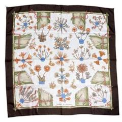 ✨希少✨ HERMES エルメス カレ90 ガヴァルニー圏谷の押し花　スカーフ