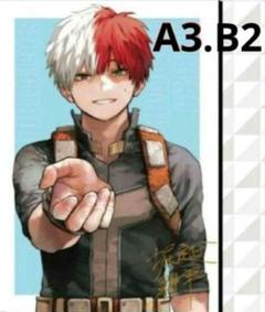少年ジャンプ　ヒロアカ　僕のヒーローアカデミア　轟焦凍　リッチポスター