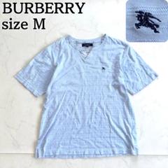 美品★BURBERRY ロンドン 半袖Tシャツ ホース刺繡 ノバチェック M
