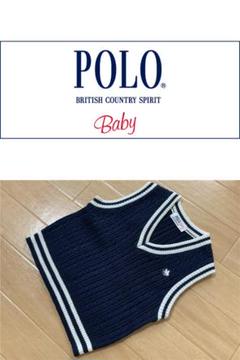 POLOベビー☆未使用 男の子ベスト80☆ラルフローレン子供服☆BABYチョッキ