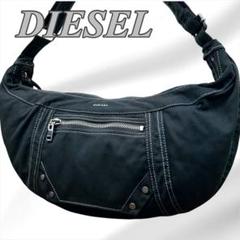 ディーゼルdiesel「美品」ショルダーバック　トートバック　y2k黒 ディーゼルdiesel「美品」ショルダーバック トートバック y2k黒