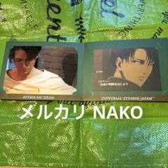 進撃の巨人 クロノイド ブロマイド USJ リヴァイ兵長 エルヴィン 進撃の巨人 クロノイド ブロマイド USJ リヴァイ兵長 エルヴィン