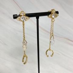 Vivienne Westwood HENRIETTEドロップピアス　ゴールド Vivienne Westwood｜HENRIETTE ドロップピアス ゴールド - メルカリ