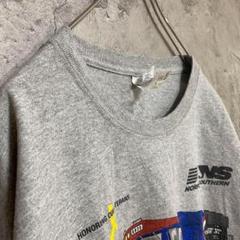 ギルダン 古着 企業系 電車 アメリカ国旗 プリント Tシャツ 半袖 XLサイズ